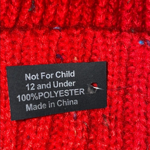 🦄3 FOR $15! Ribbed multicolor Pom beanie NWT - Picture 5 of 5